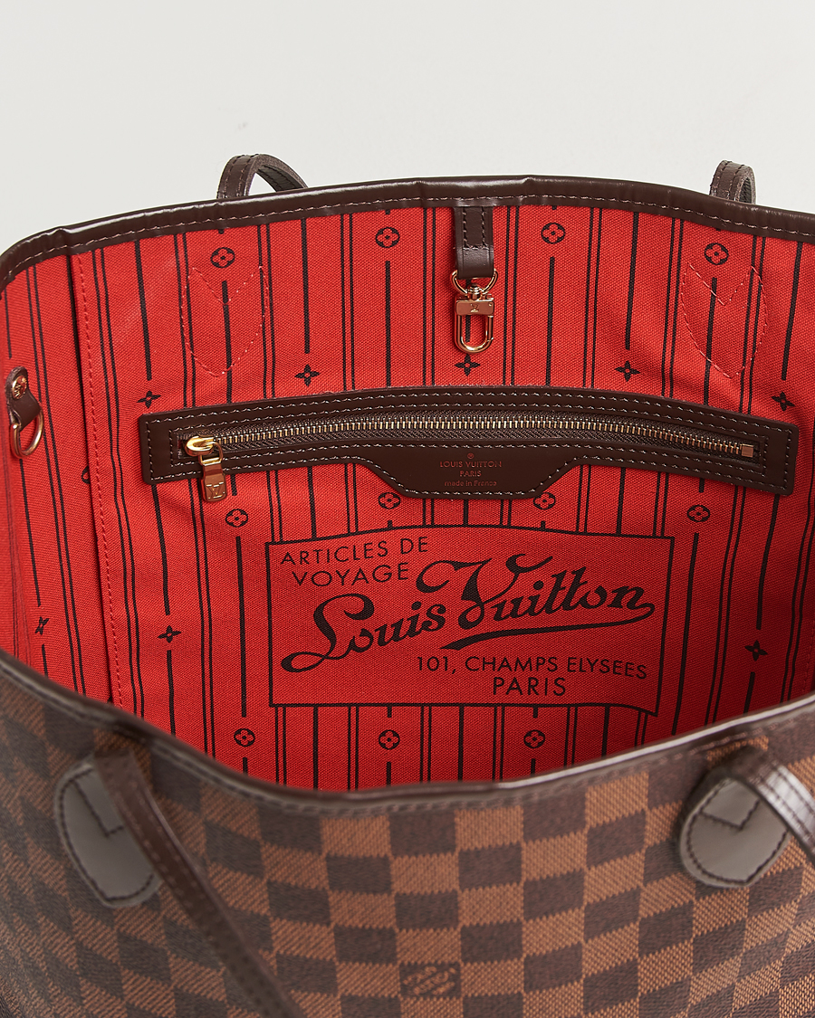 Herre | Pre-Owned & Vintage Bags | Louis Vuitton Pre-Owned | Neverfull MM Damier Ebene