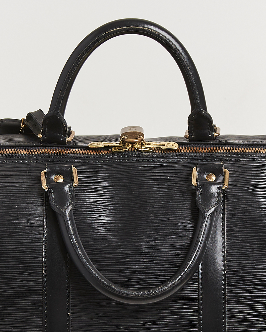 Herre | Louis Vuitton Pre-Owned Keepall 55 Epi Leather Black | Louis Vuitton Pre-Owned | Keepall 55 Epi Leather Black