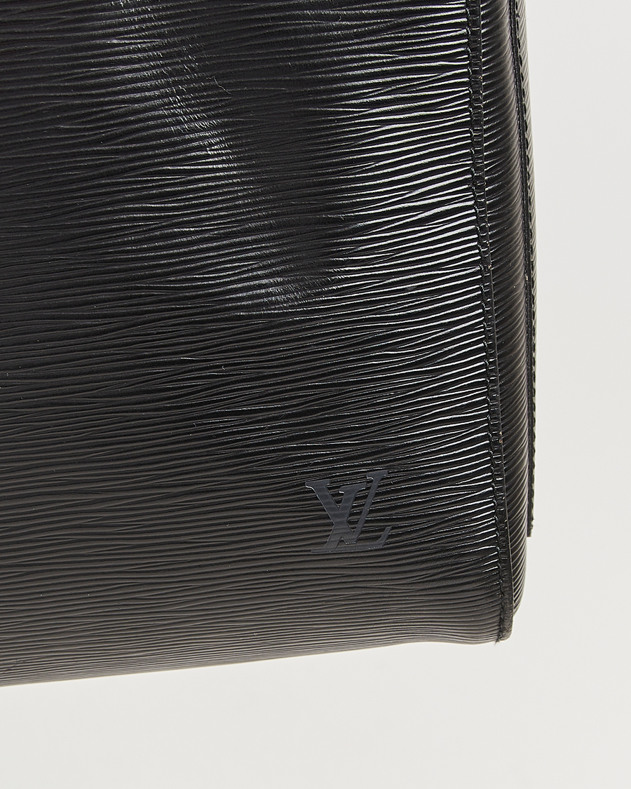Herre | Louis Vuitton Pre-Owned Keepall 55 Epi Leather Black | Louis Vuitton Pre-Owned | Keepall 55 Epi Leather Black