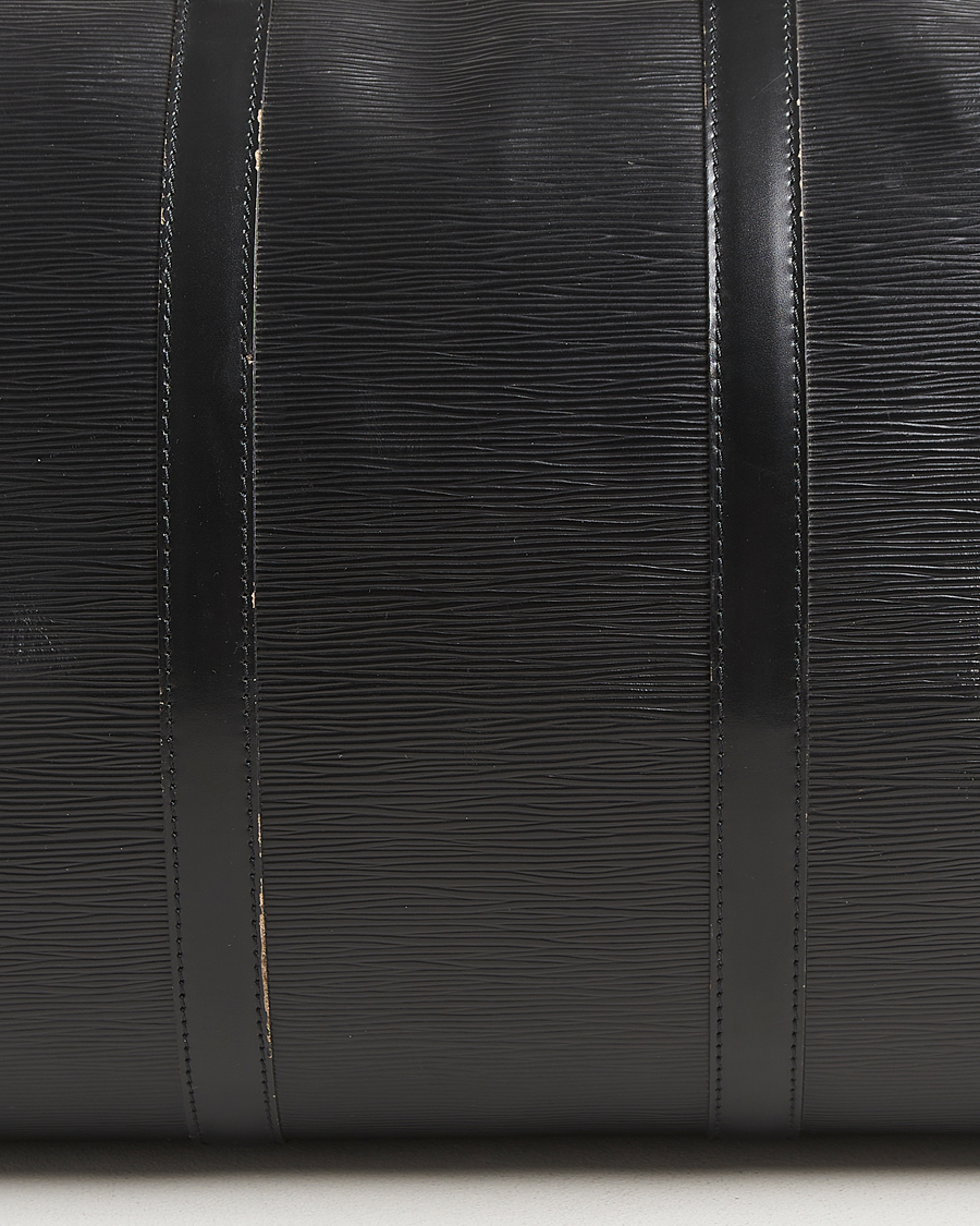 Herre | Louis Vuitton Pre-Owned Keepall 55 Epi Leather Black | Louis Vuitton Pre-Owned | Keepall 55 Epi Leather Black