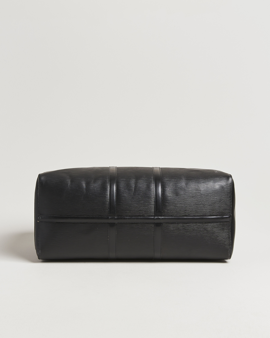 Herre | Louis Vuitton Pre-Owned Keepall 55 Epi Leather Black | Louis Vuitton Pre-Owned | Keepall 55 Epi Leather Black
