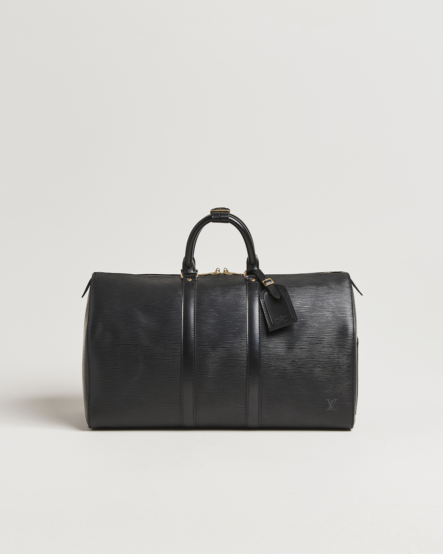 Herre | Pre-Owned & Vintage Bags | Louis Vuitton Pre-Owned | Keepall 45 Epi Leather Black