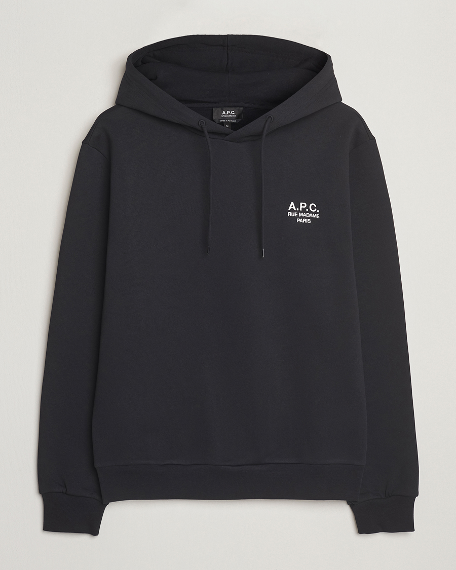 Herre | Trøjer | A.P.C. | Rue Madame Hoodie Black/White