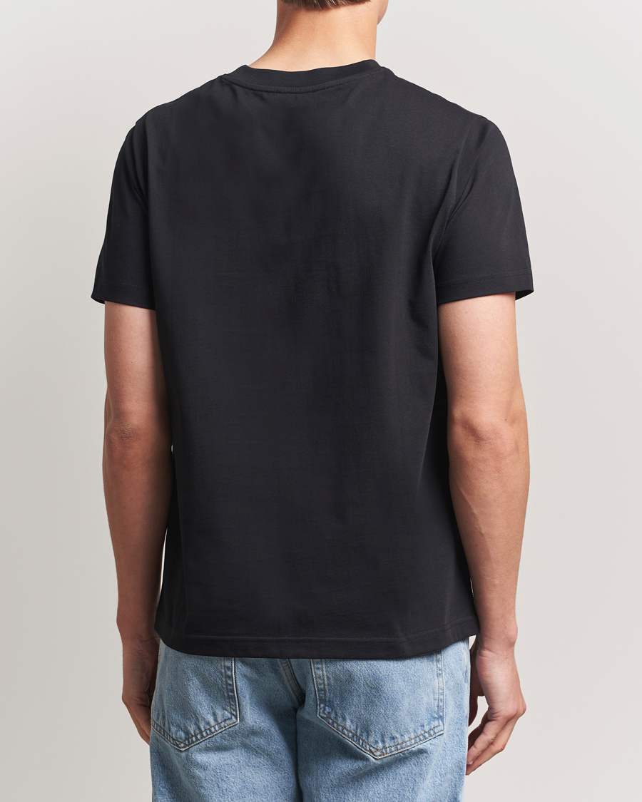 Herre | T-Shirts | A.P.C. | Embroidered APC T-Shirt Black