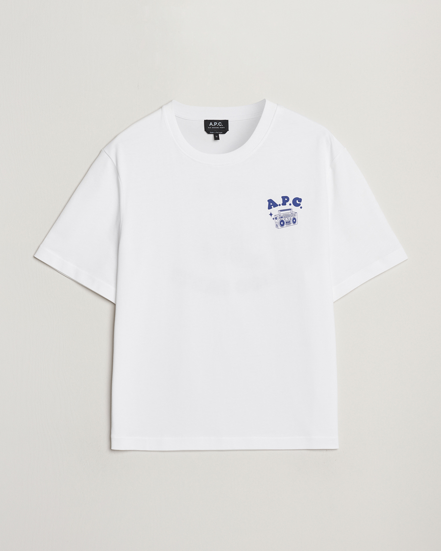 Herre | T-Shirts | A.P.C. | Disco T-Shirt White