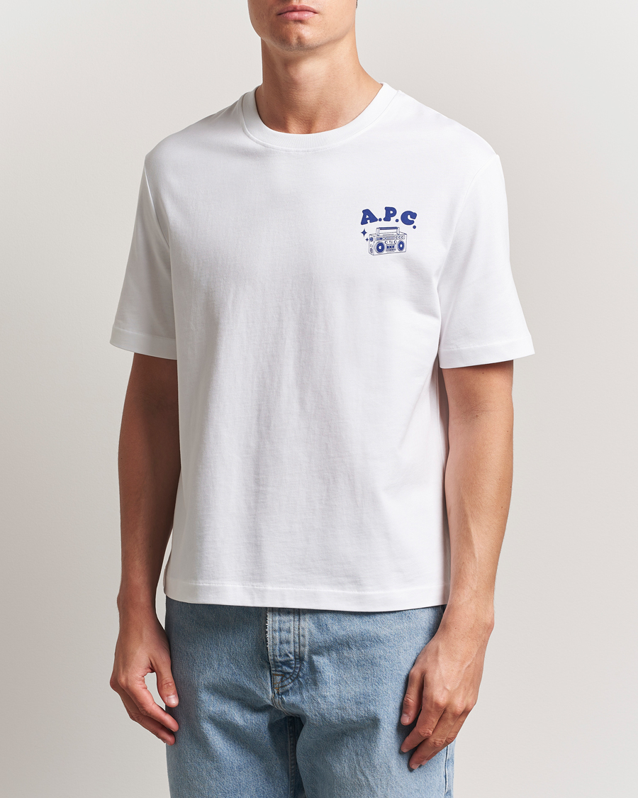 Herre | T-Shirts | A.P.C. | Disco T-Shirt White