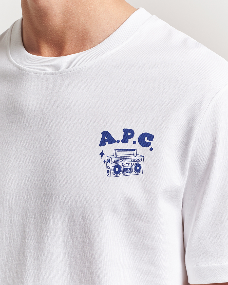 Herre | T-Shirts | A.P.C. | Disco T-Shirt White