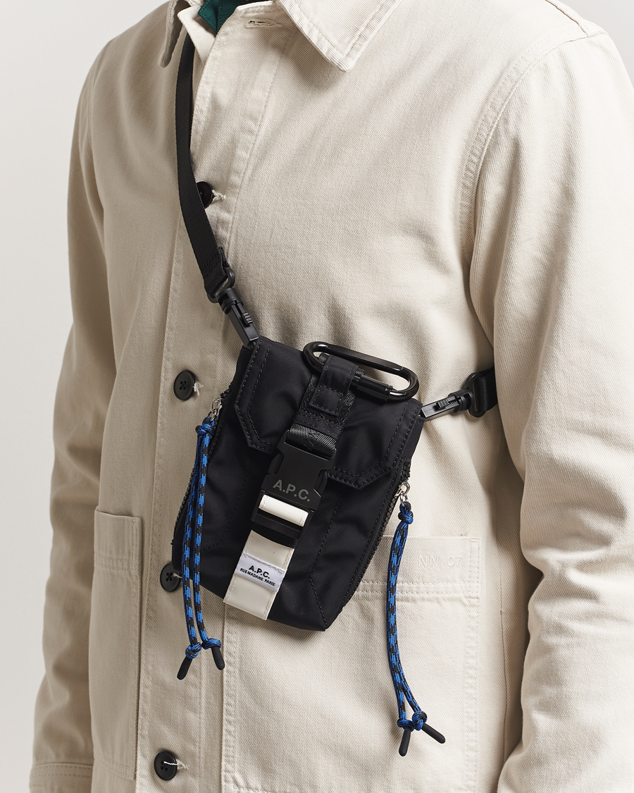 Herre | Tasker | A.P.C. | Trek Crossbody Pouch Black