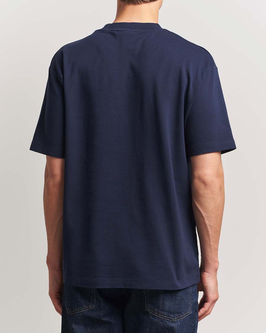 Herre | T-Shirts | Drôle de Monsieur | Classic Slogan T-Shirt Navy