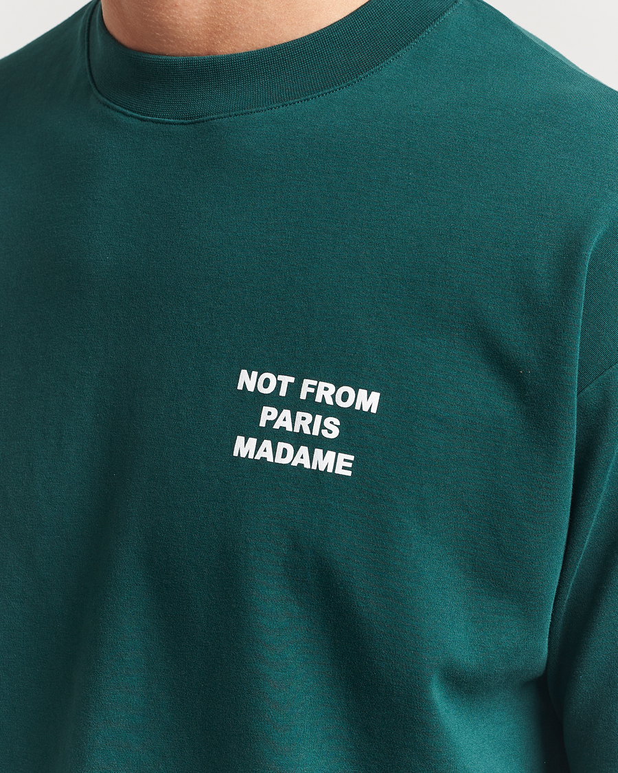 Herre | T-Shirts | Drôle de Monsieur | Slogan T-Shirt Dark Green