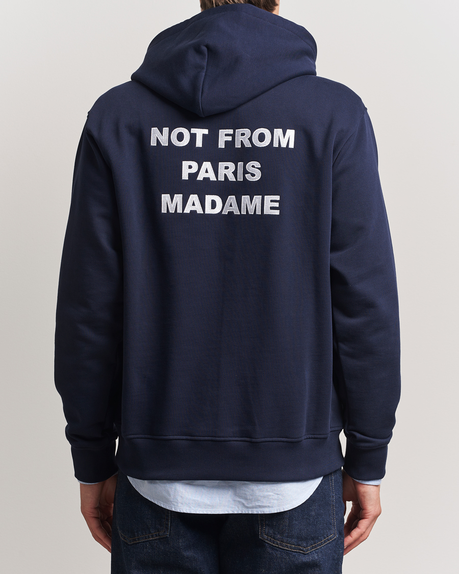 Herre | Trøjer | Drôle de Monsieur | Slogan Hoodie Navy