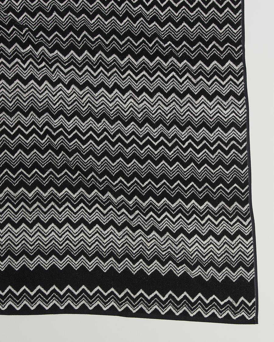 Herre | Tekstiler | Missoni Home | Keith Bath Towel 70x115cm Black/White