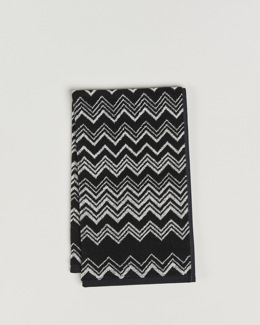 Herre | Tekstiler | Missoni Home | Keith Hand Towel 70x40cm Black/White
