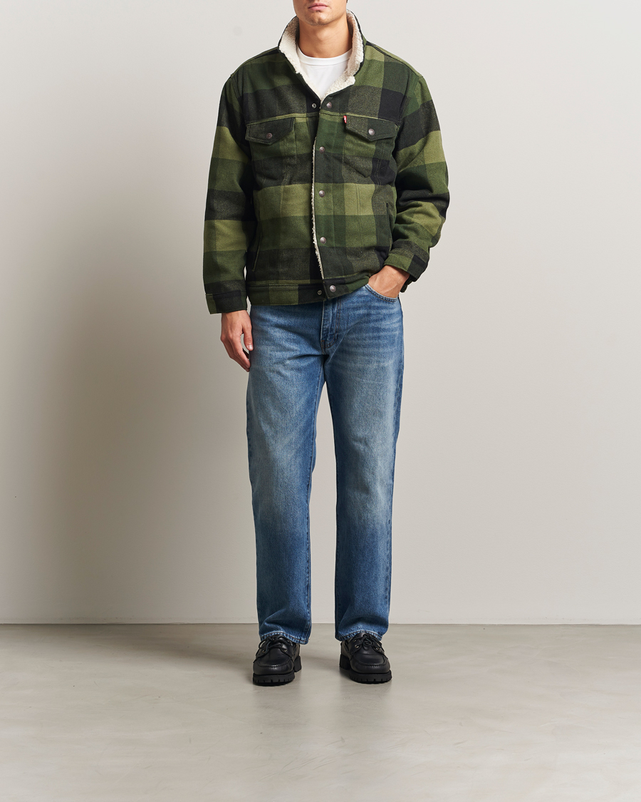 Herre | Jakker | Levi's | Relaxed Fit Checked Trucker Jacket Laredo