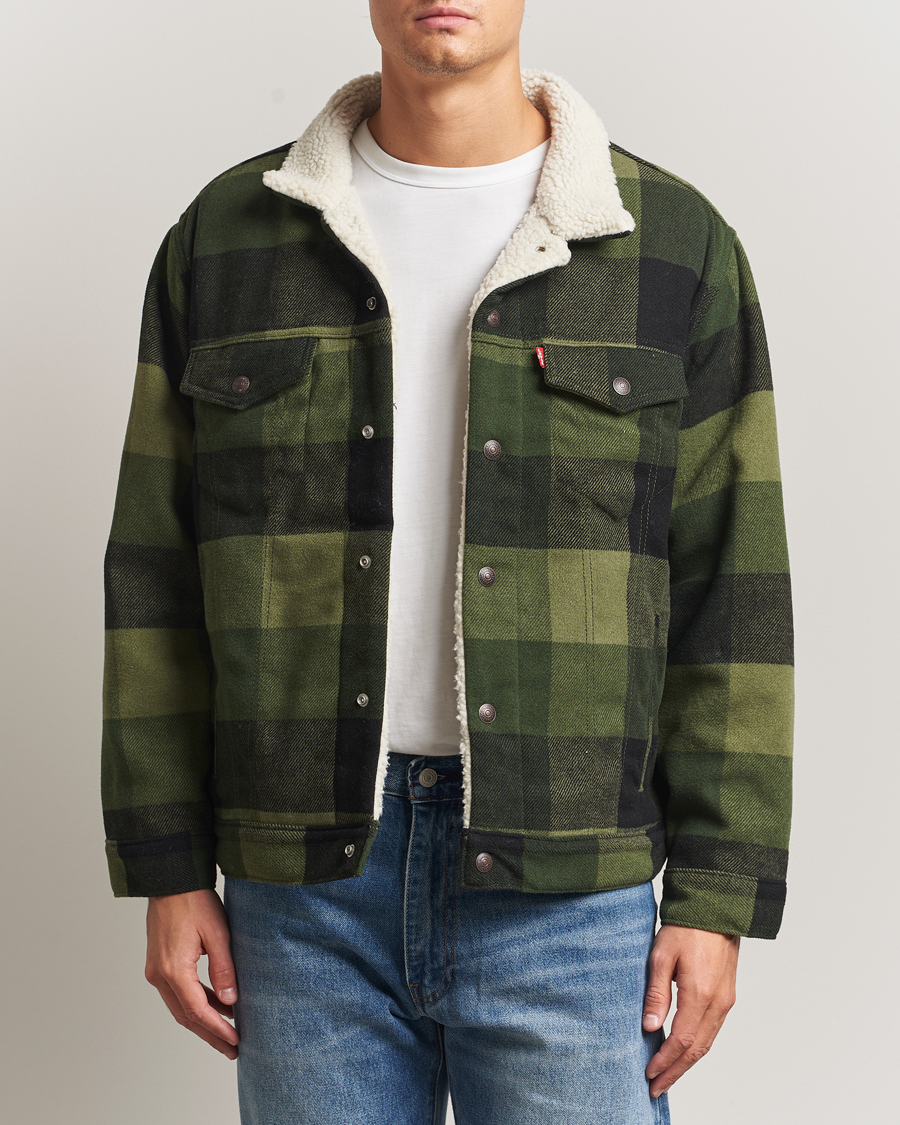 Herre | Jakker | Levi's | Relaxed Fit Checked Trucker Jacket Laredo