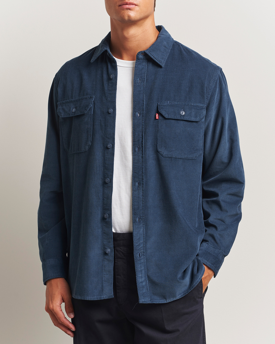 Herre | Skjorter | Levi's | Jackson Corduroy Worker Shirt Zodiac Blue