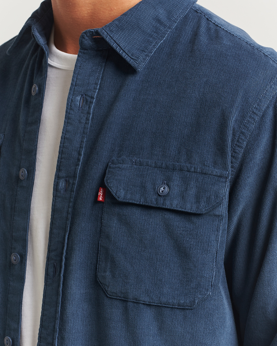 Herre | Skjorter | Levi's | Jackson Corduroy Worker Shirt Zodiac Blue