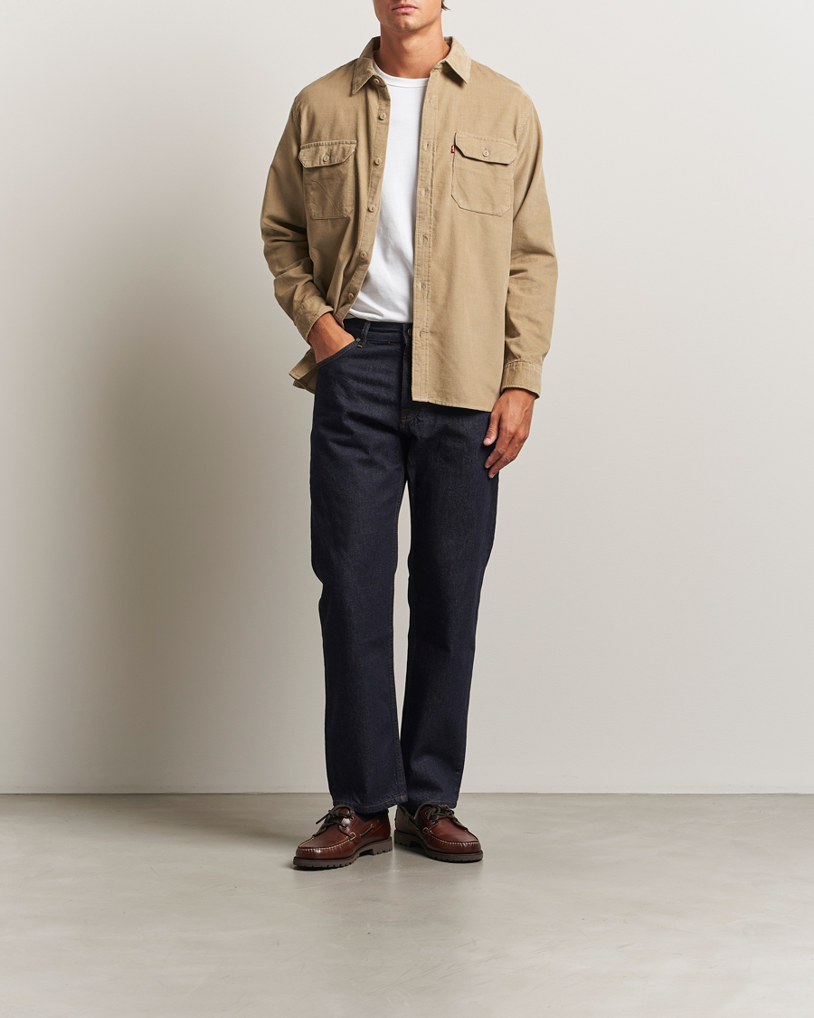 Herre | Skjorter | Levi's | Jackson Corduroy Worker Shirt Beige