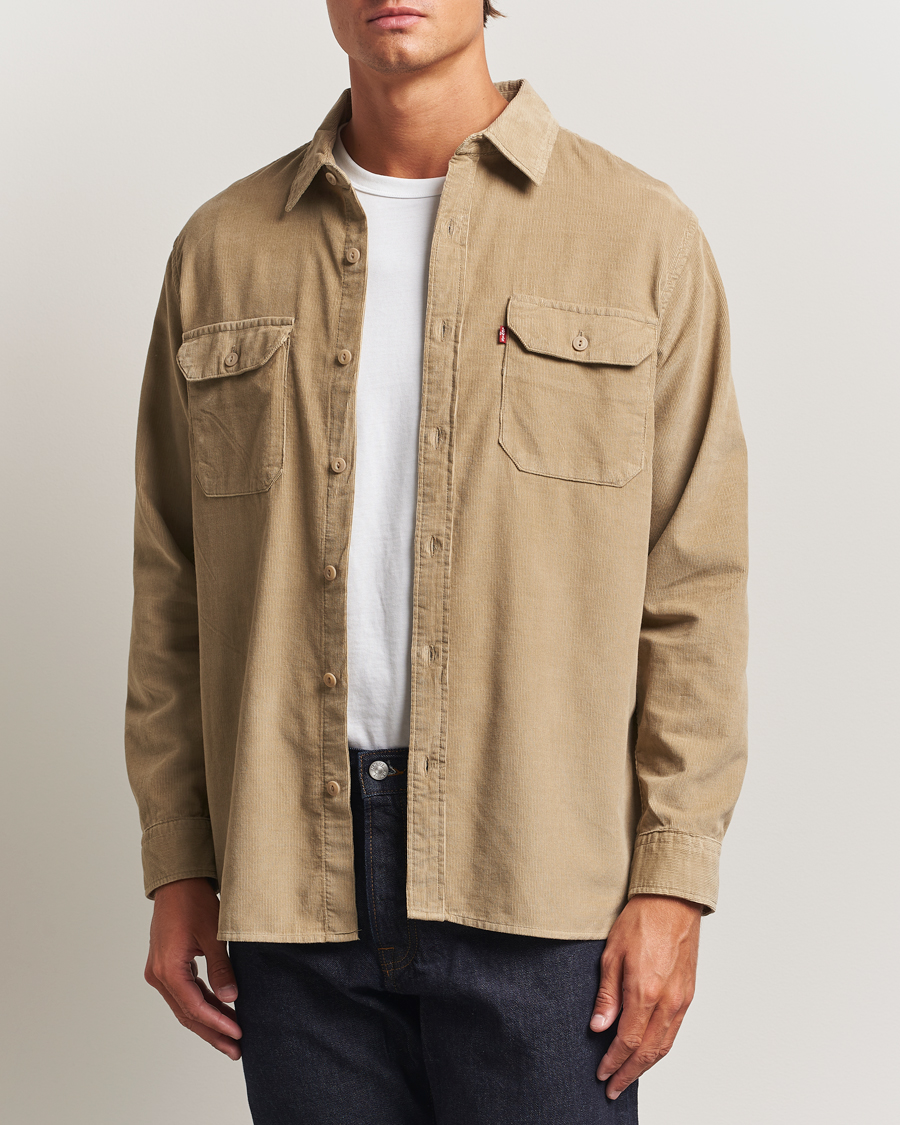 Herre | Skjorter | Levi's | Jackson Corduroy Worker Shirt Beige