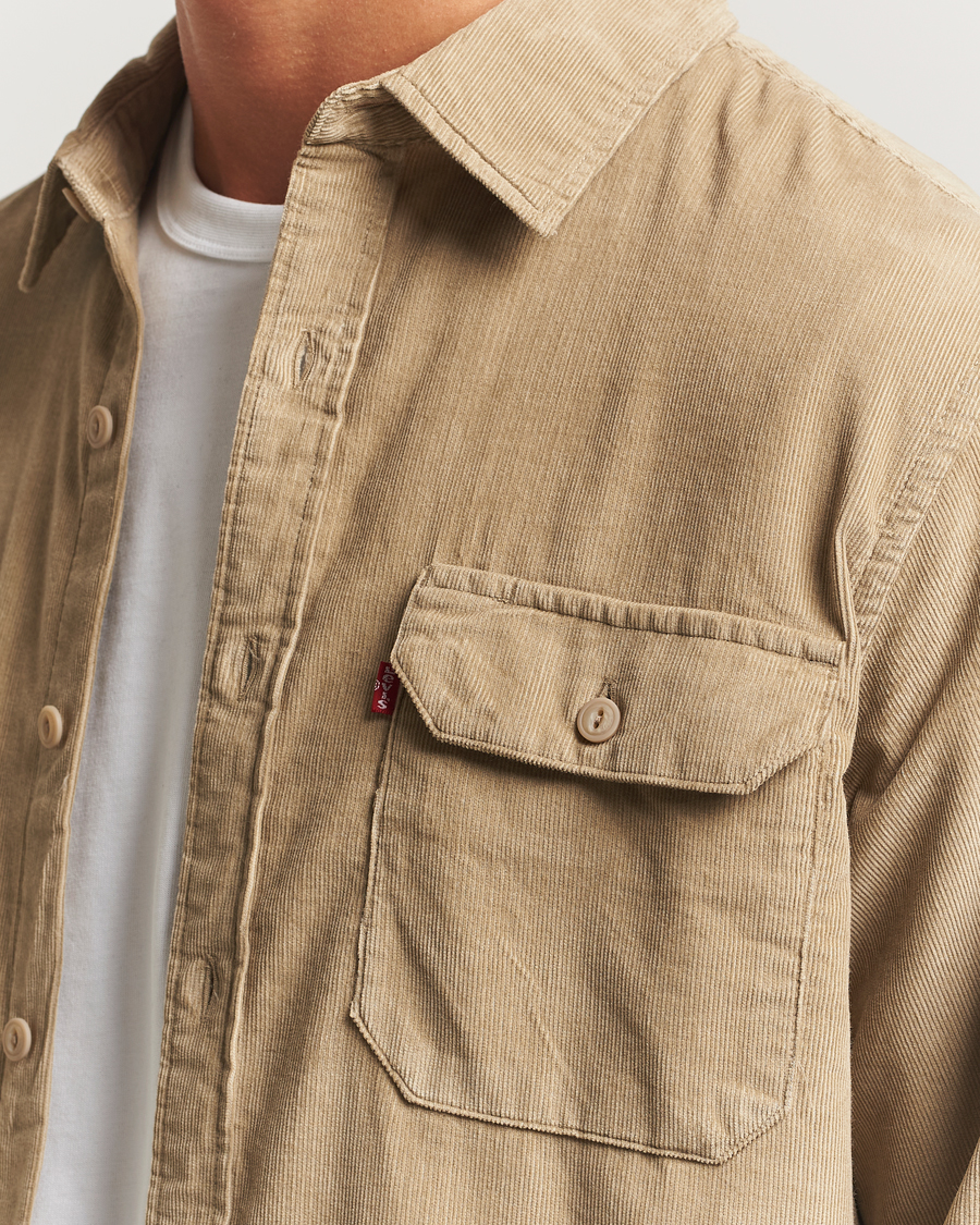 Herre | Skjorter | Levi's | Jackson Corduroy Worker Shirt Beige
