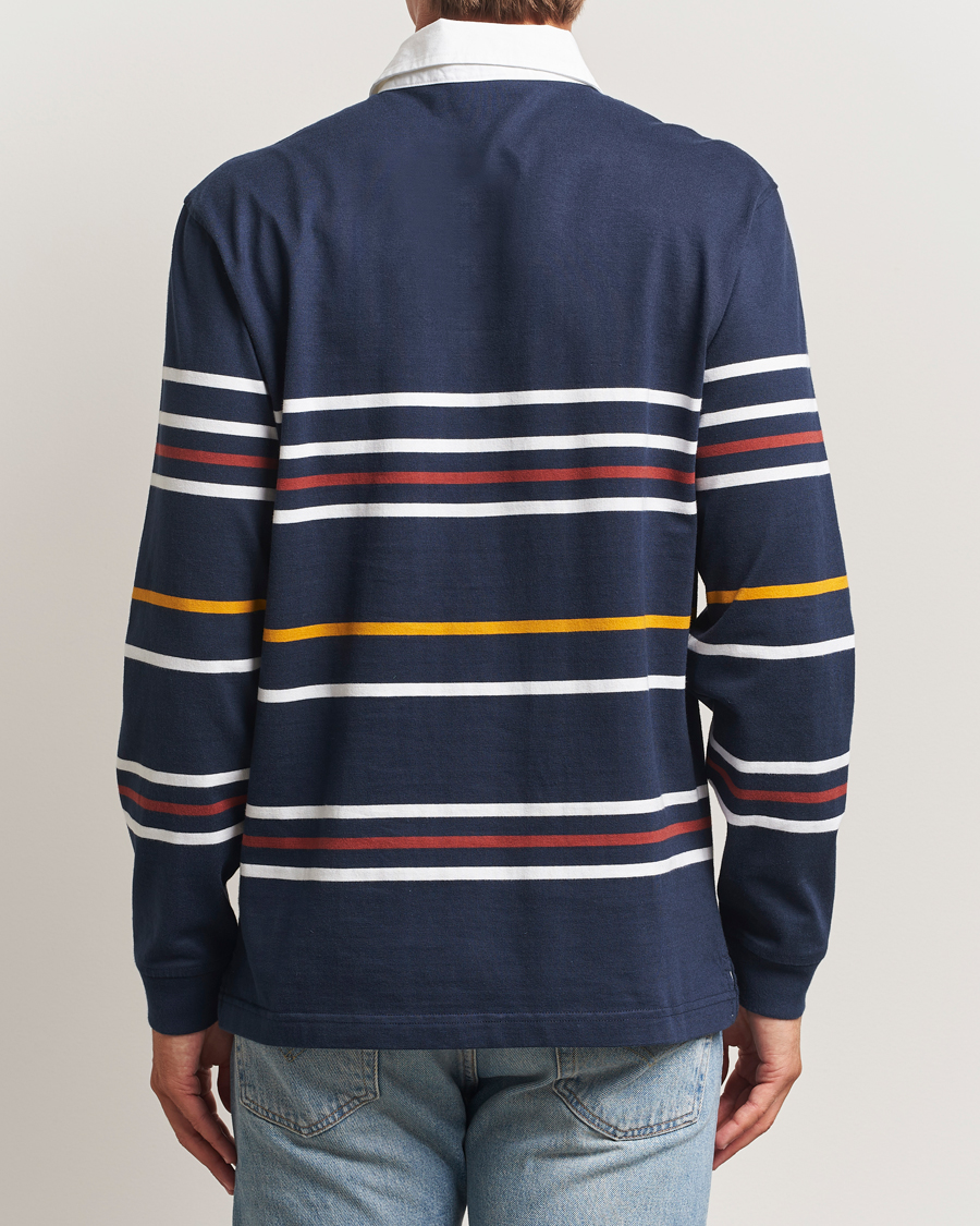 Herre | Trøjer | Levi's | Union Striped Rugby Sweater Navy Blazer