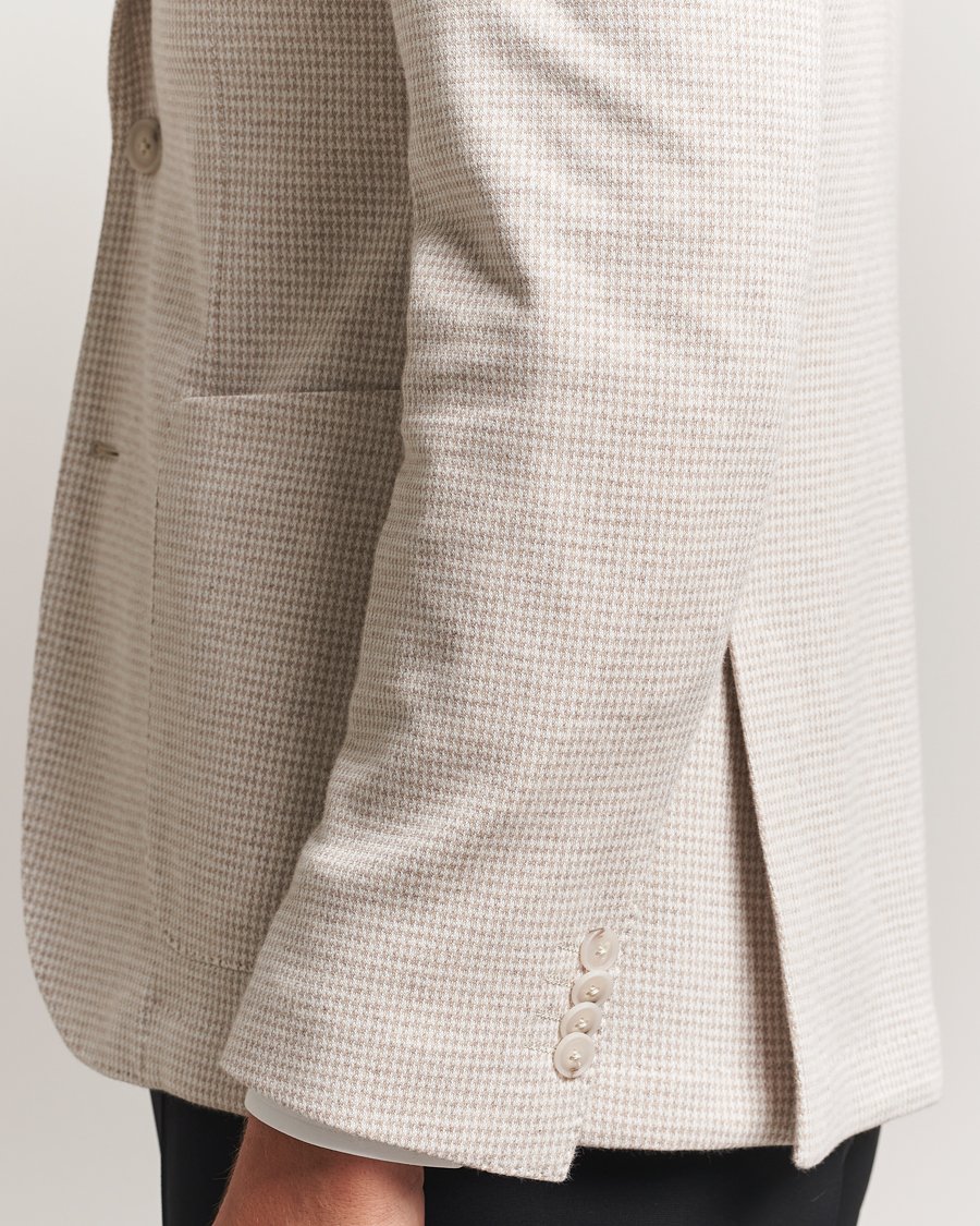 Herre | Blazere & jakker | BOSS BLACK | Hanry Cotton Pepita Blazer Medium Beige