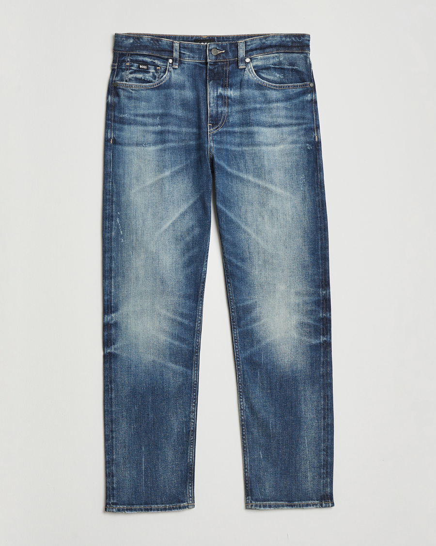 Herre | Jeans | BOSS BLACK | Ogden Regular Fit Jeans Medium Blue