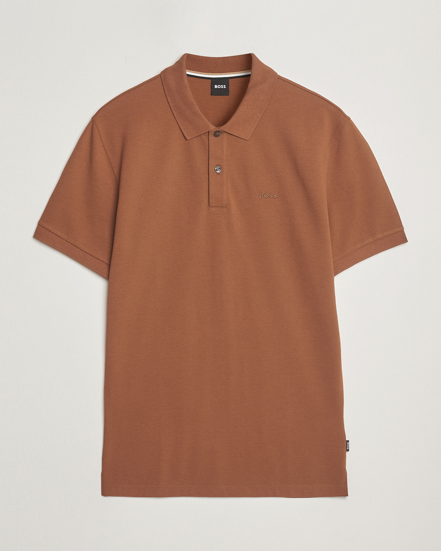 Herre | Polotrøjer | BOSS BLACK | Pallas Polo Medium Brown