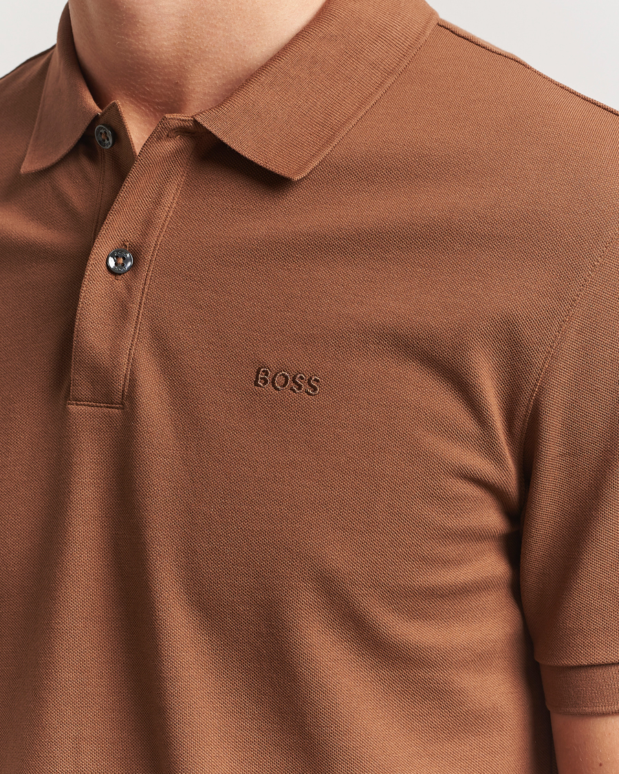 Herre | Polotrøjer | BOSS BLACK | Pallas Polo Medium Brown