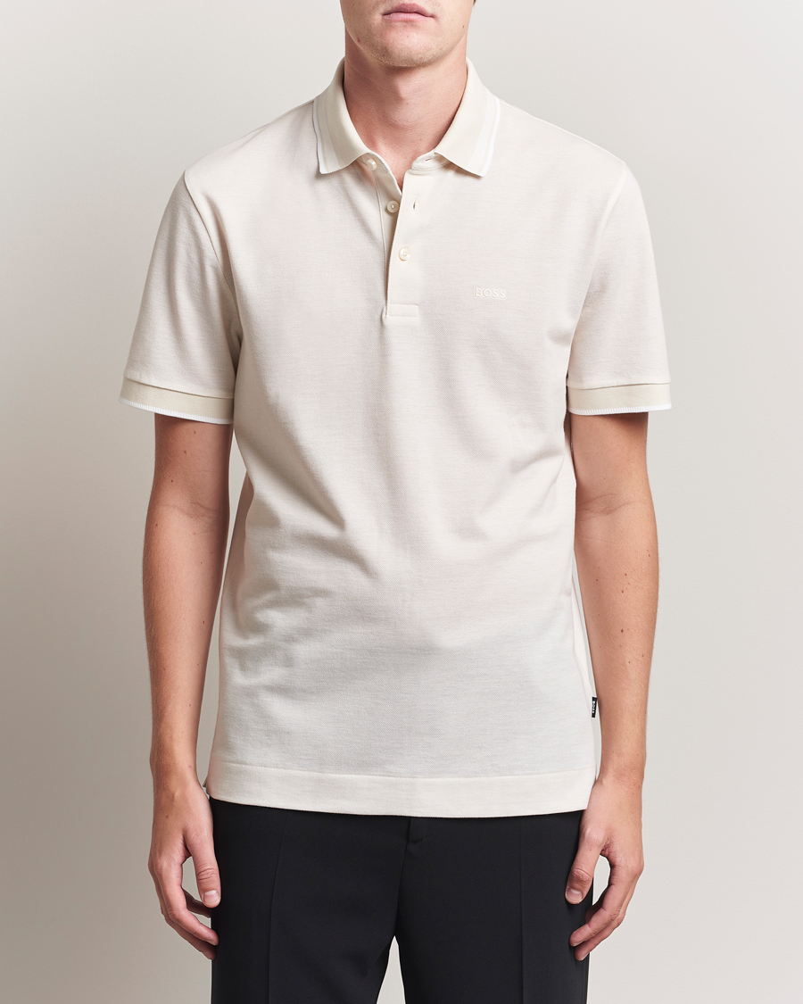 Herre | Polotrøjer | BOSS BLACK | Prout Polo Open White