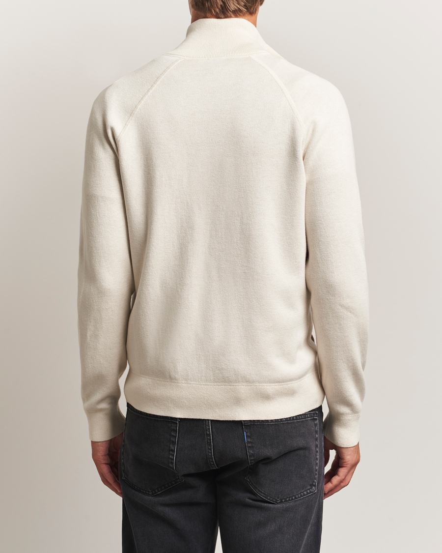 Herre | Trøjer | BOSS BLACK | Idino Knitted Full Zip Open White