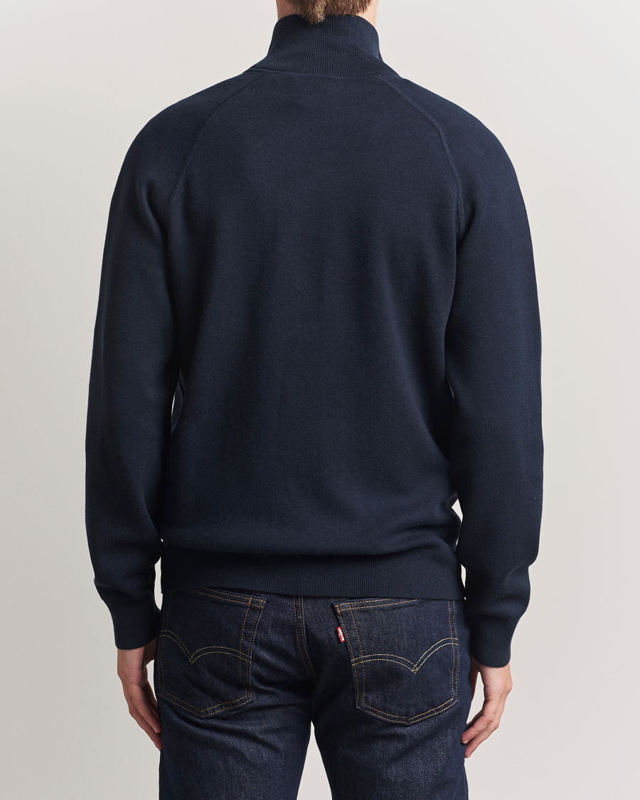 Herre | Trøjer | BOSS BLACK | Idino Knitted Full Zip Dark Blue