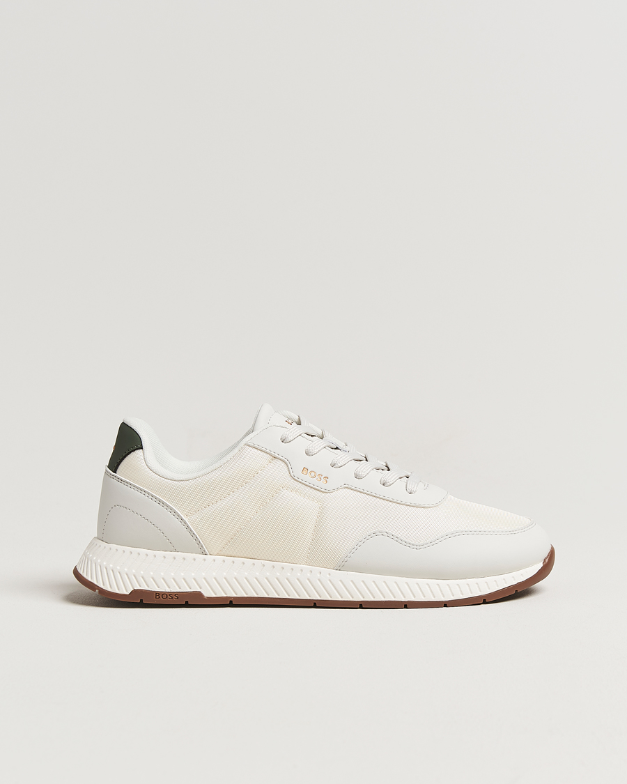 Herre | Sneakers | BOSS BLACK | Titanium Running Sneaker Light Beige