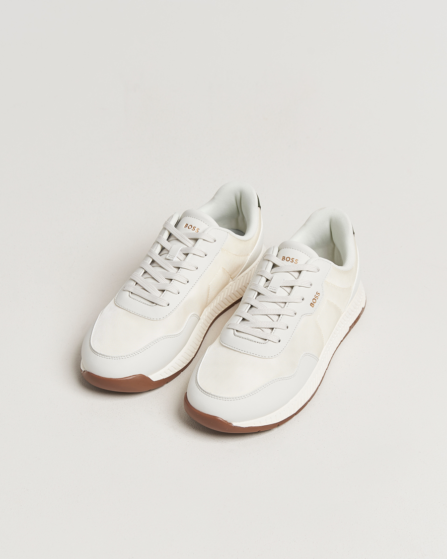 Herre | Sneakers | BOSS BLACK | Titanium Running Sneaker Light Beige