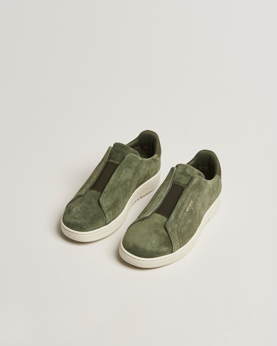 Herre | Sneakers | Axel Arigato | Dice Laceless Suede Sneaker Dark Green