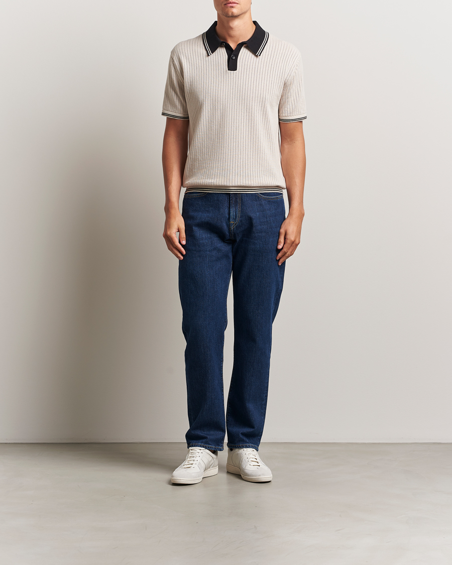 Herre | Polotrøjer | PS Paul Smith | Knitted Polo Off White