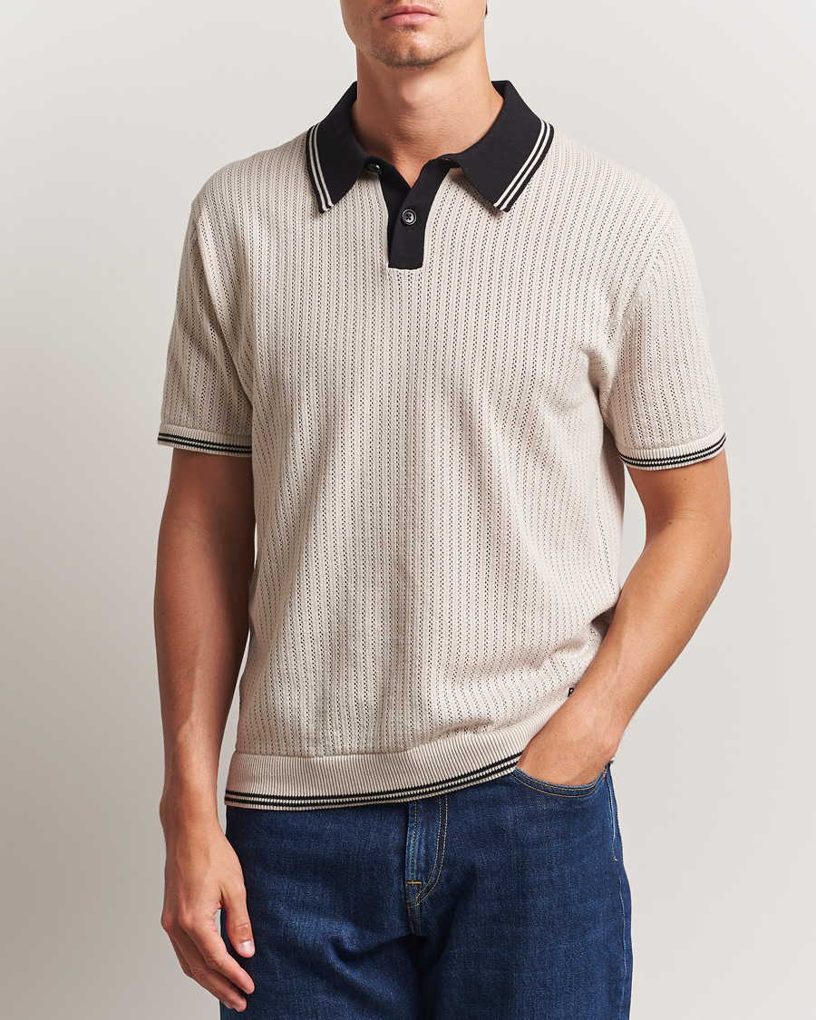 Herre | Polotrøjer | PS Paul Smith | Knitted Polo Off White