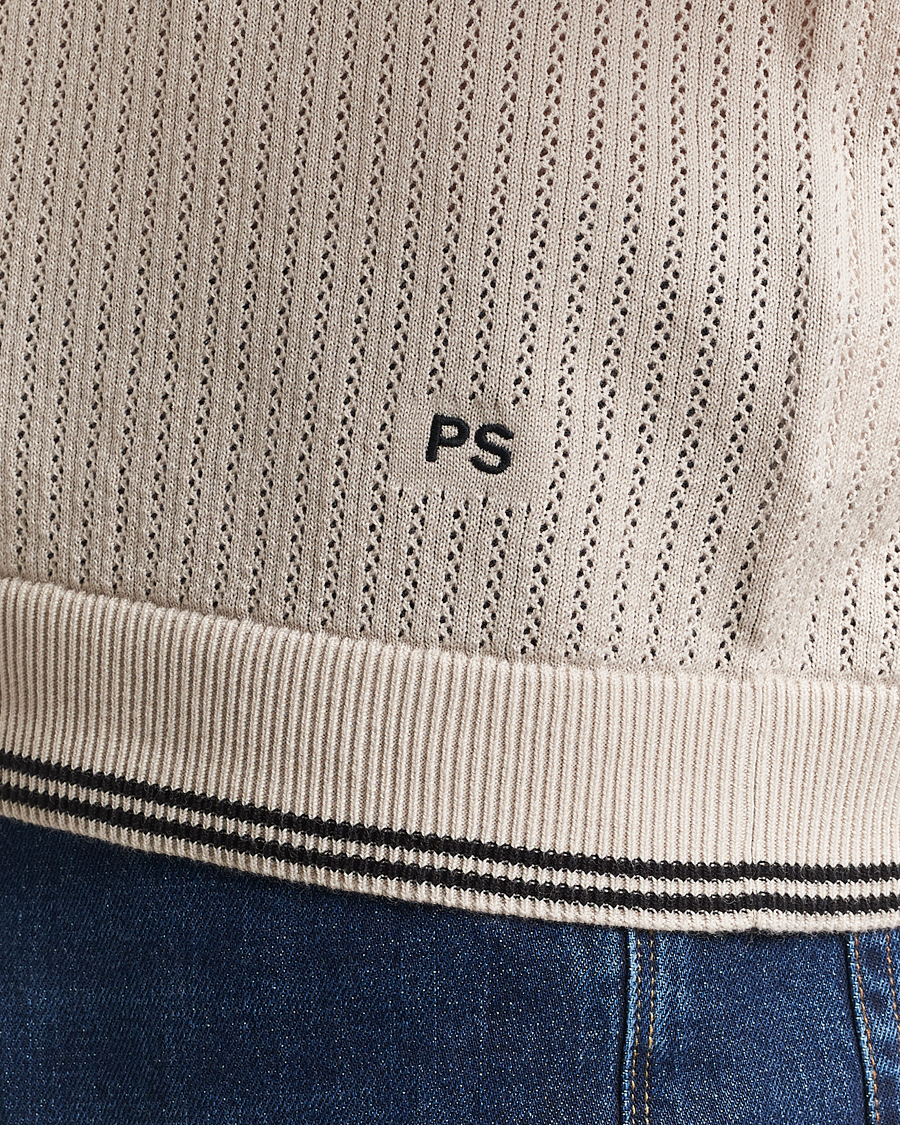 Herre | Polotrøjer | PS Paul Smith | Knitted Polo Off White