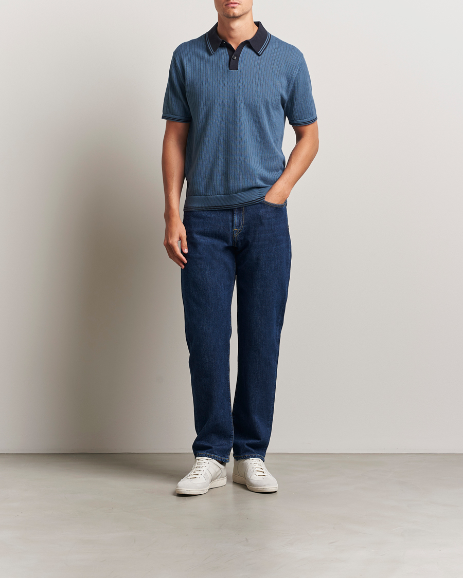 Herre | Polotrøjer | PS Paul Smith | Knitted Polo Blue