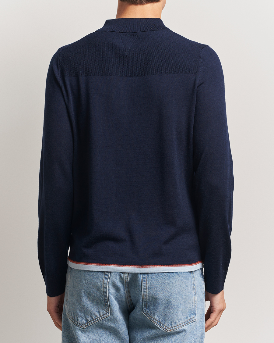 Herre | Trøjer | PS Paul Smith | Merino Knitted Full Zip Navy