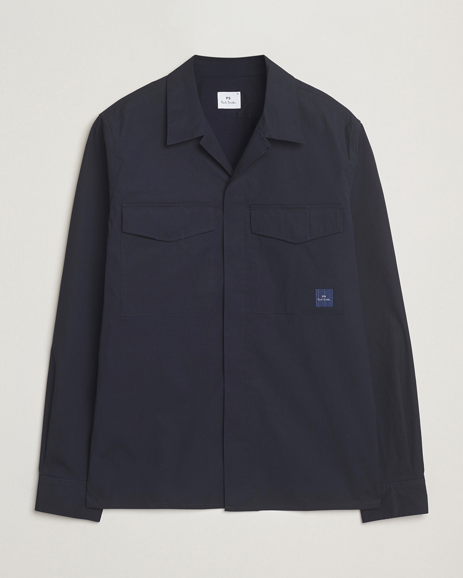 Herre | Skjorter | PS Paul Smith | Patch Pocket Overshirt Navy