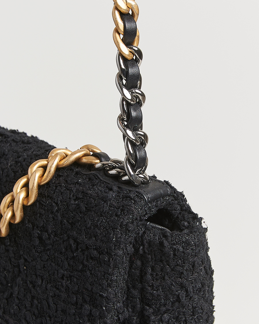 Herre | Gifts for Her | Chanel Pre-Owned | Chanel 19 Tweed Handbag Black