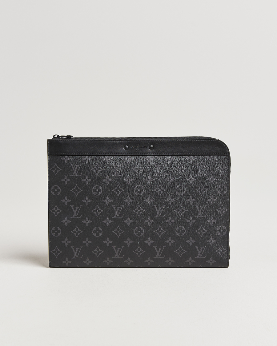 Herre | Pre-Owned & Vintage Bags | Louis Vuitton Pre-Owned | Pochette Jour Monogram Eclipse