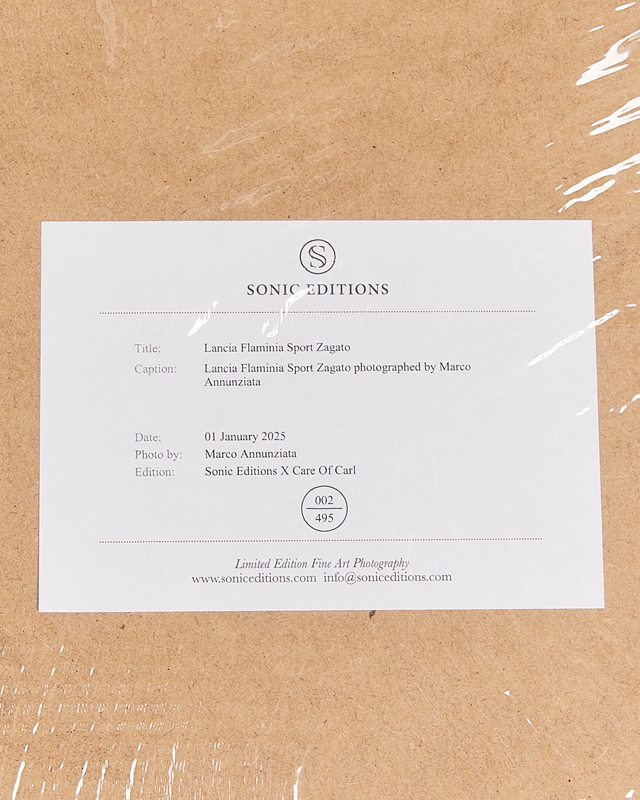 Herre | Plakater | Sonic Editions | Framed Lancia Flaminia Sport Zagato