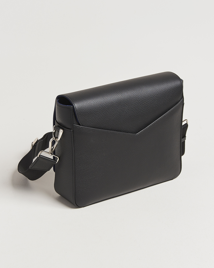 Herre | Tasker | S.T. Dupont | Neo Capsule Messenger Bag Black Grained