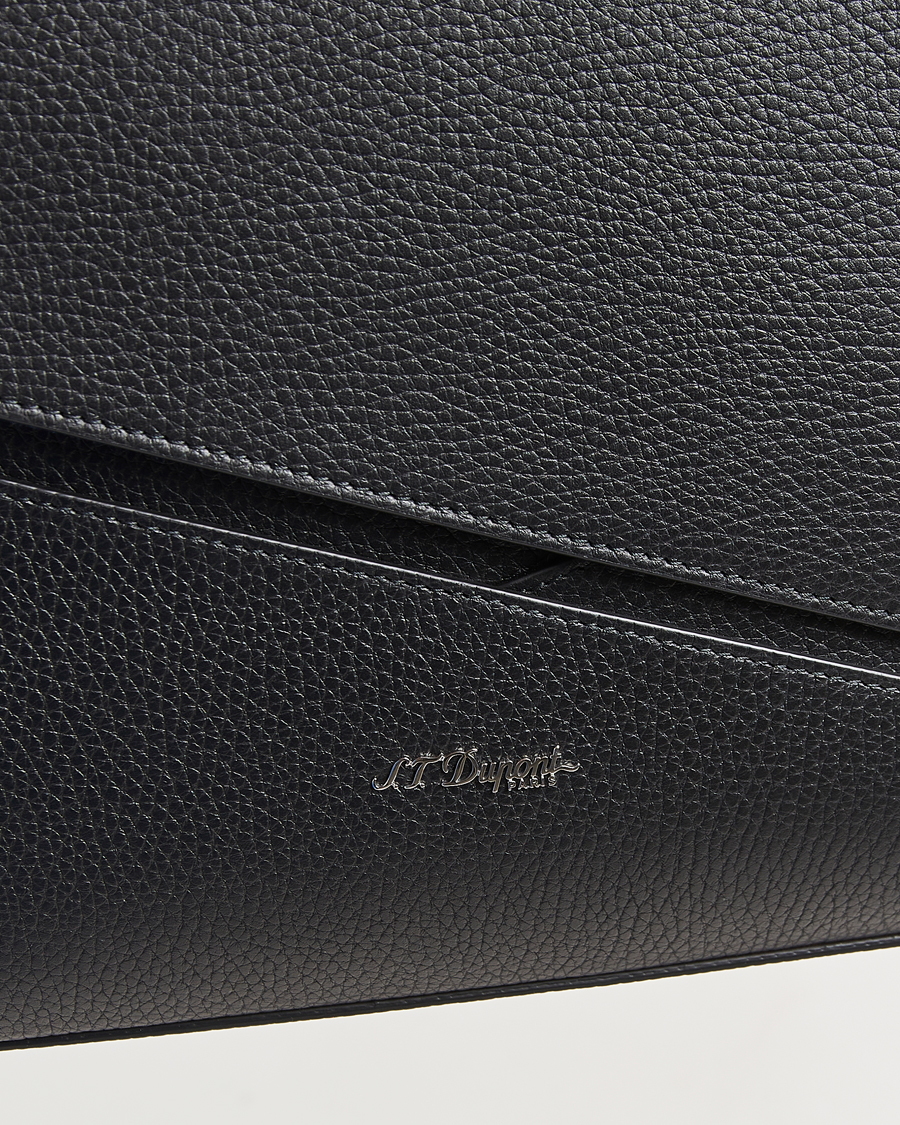 Herre | Tasker | S.T. Dupont | Neo Capsule Messenger Bag Black Grained