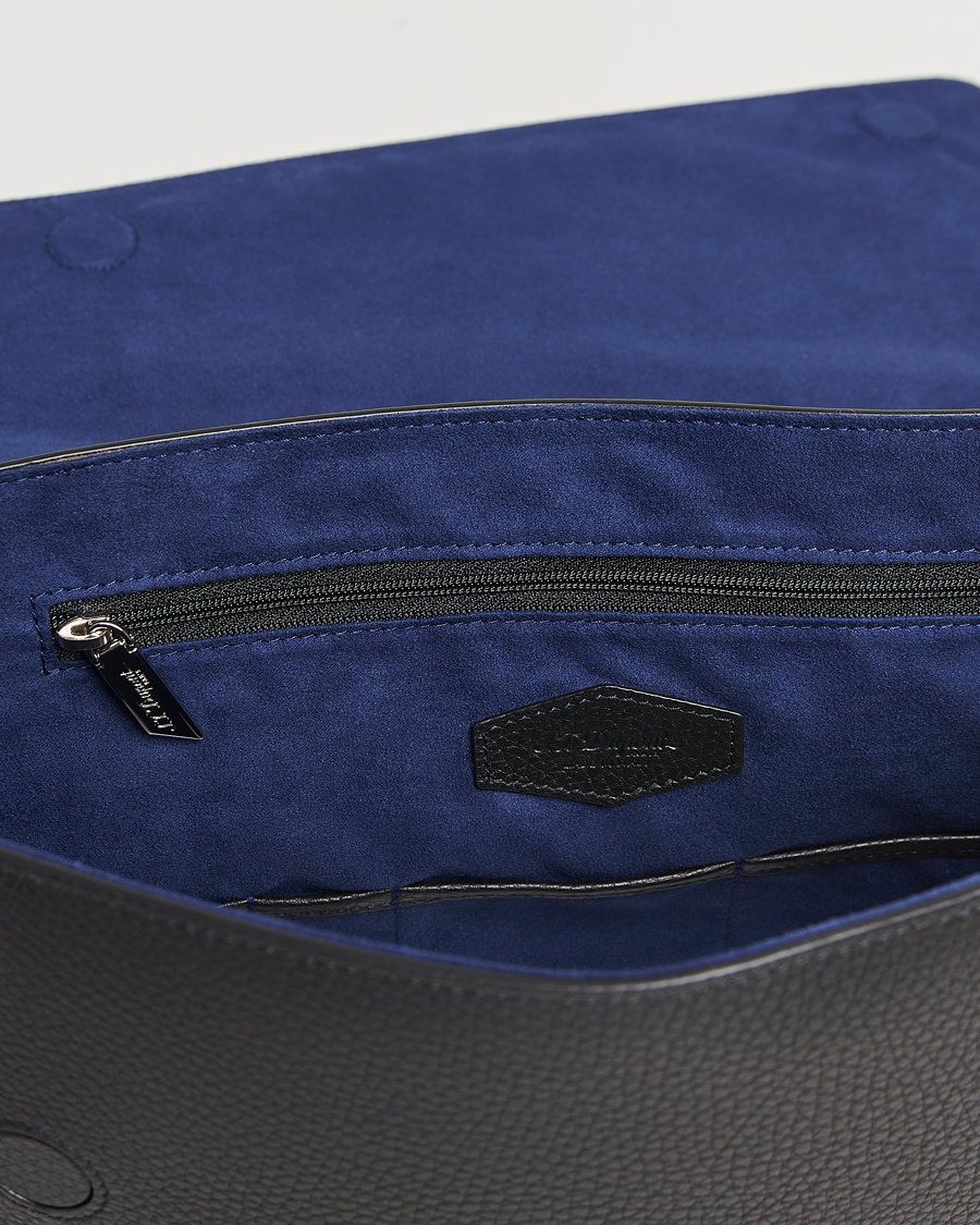 Herre | Tasker | S.T. Dupont | Neo Capsule Messenger Bag Black Grained