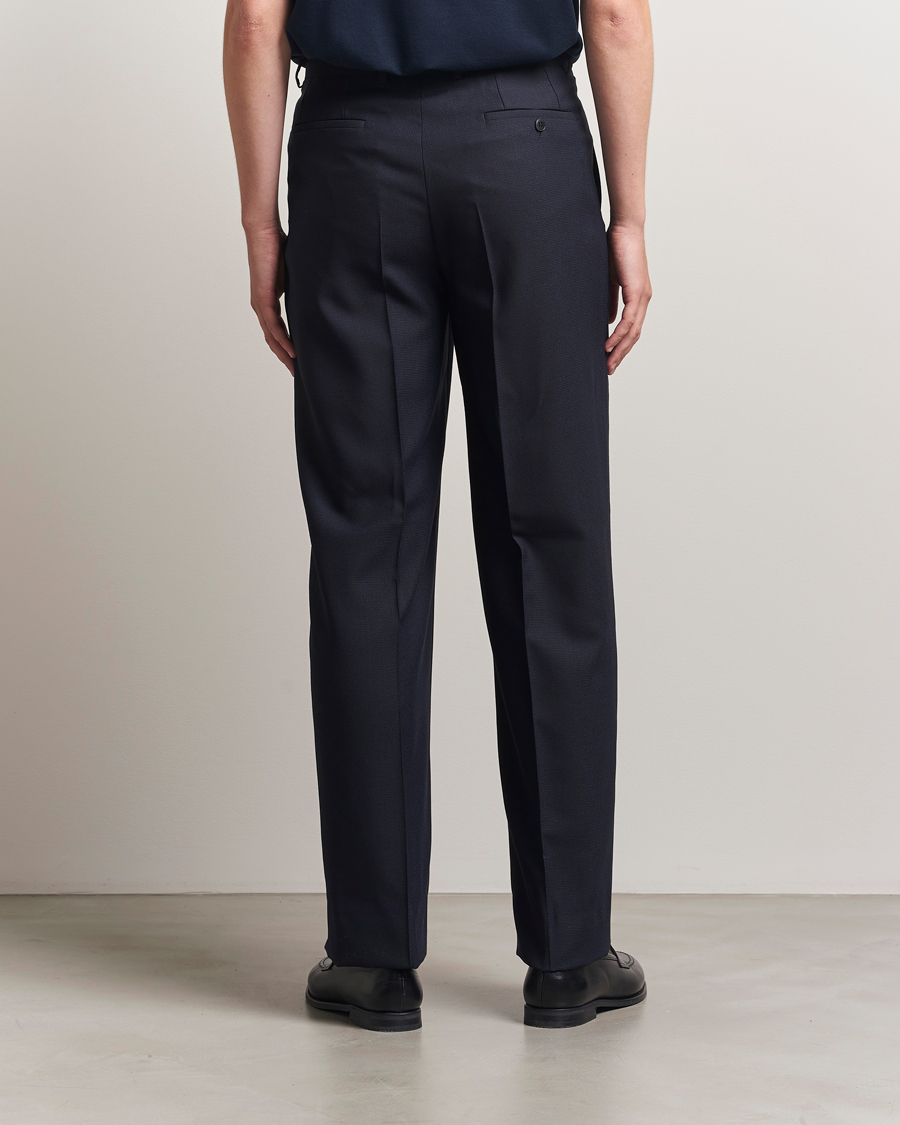 Herre | Bukser | Brioni | Capri Wool Trousers Navy