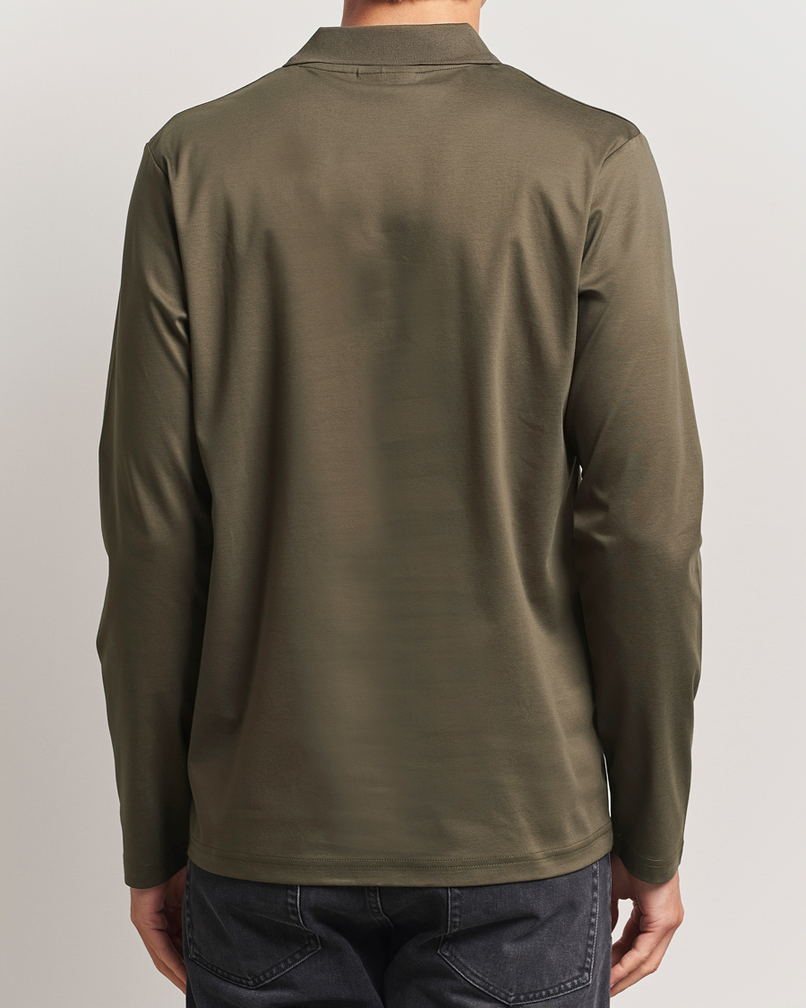 Herre | Polotrøjer | NN07 | Paul Long Sleeve Polo Capers Green