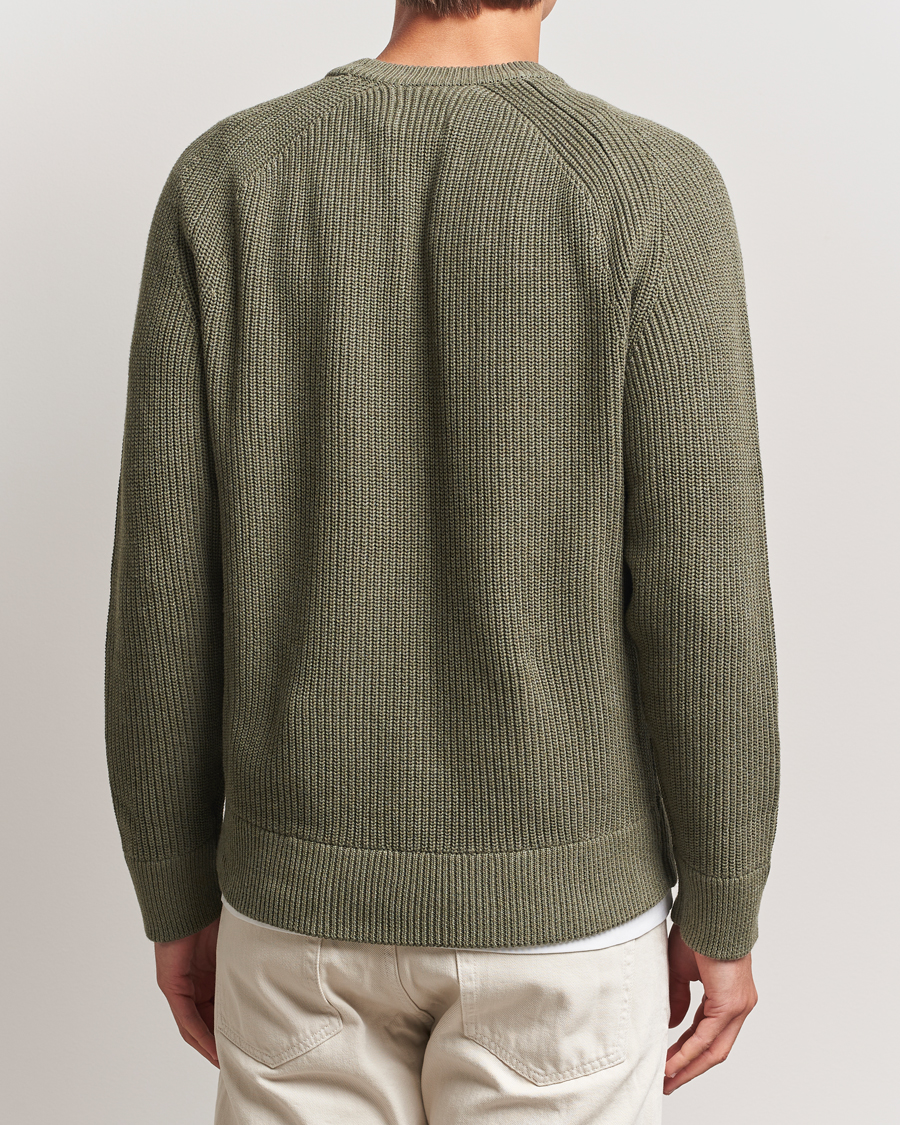Herre | Trøjer | NN07 | Jacobo Cotton Knitted Sweater Capers Green